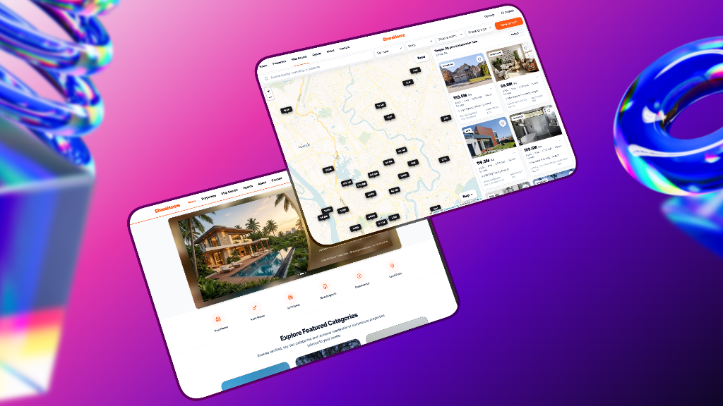ShweHome — Zillow-Style Map & Real Estate Portal
